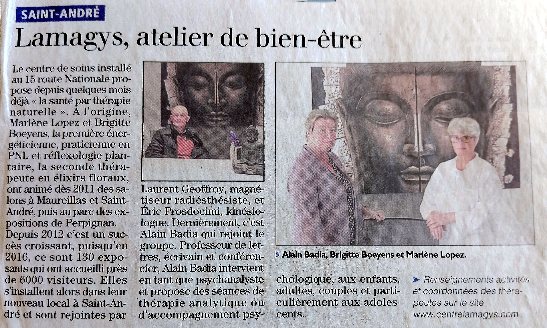 Article de presse Lamagys 2017